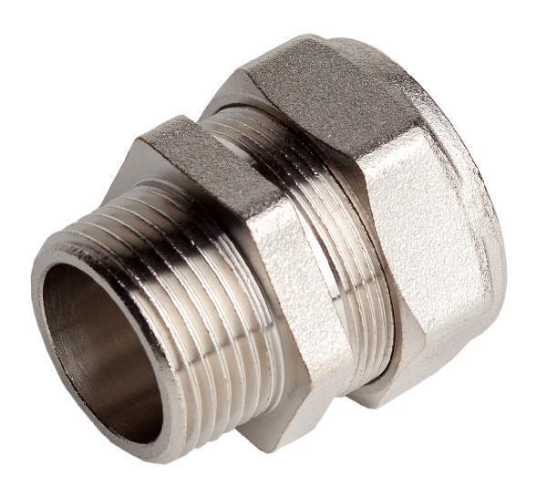 Муфта труба-нар.резьба 25х3/4\" Lavita для гофрированной трубы из ...