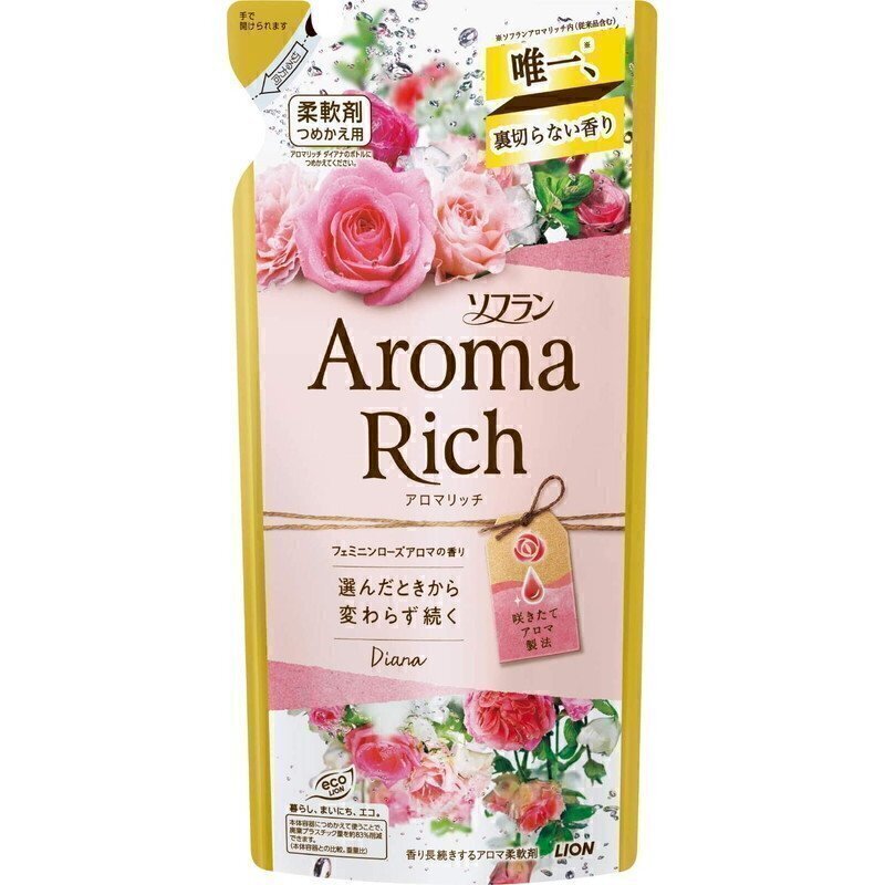 AromaRichDiana/Японскийкондиционердлябельяконцентрированныйснатуральнымиарома-маслами,400мл.,(лион/сменныйблок).