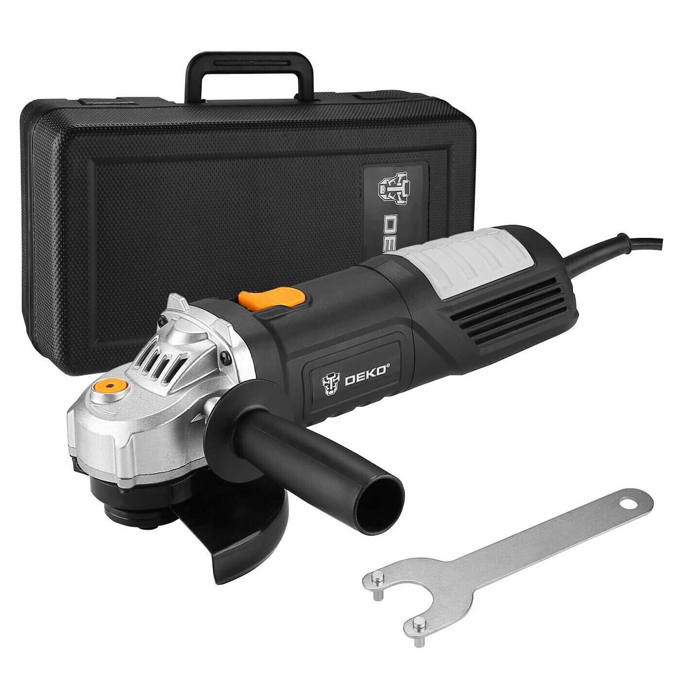 Характеристики Углошлифовальная сетевая машина DEKO DKAG750 в кейсе ...