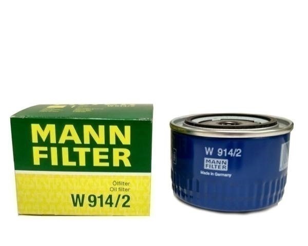 Фильтр масляный MANN FILTER W914/2 - купить по выгодным ценам в интернет-магазине  OZON (440779512)