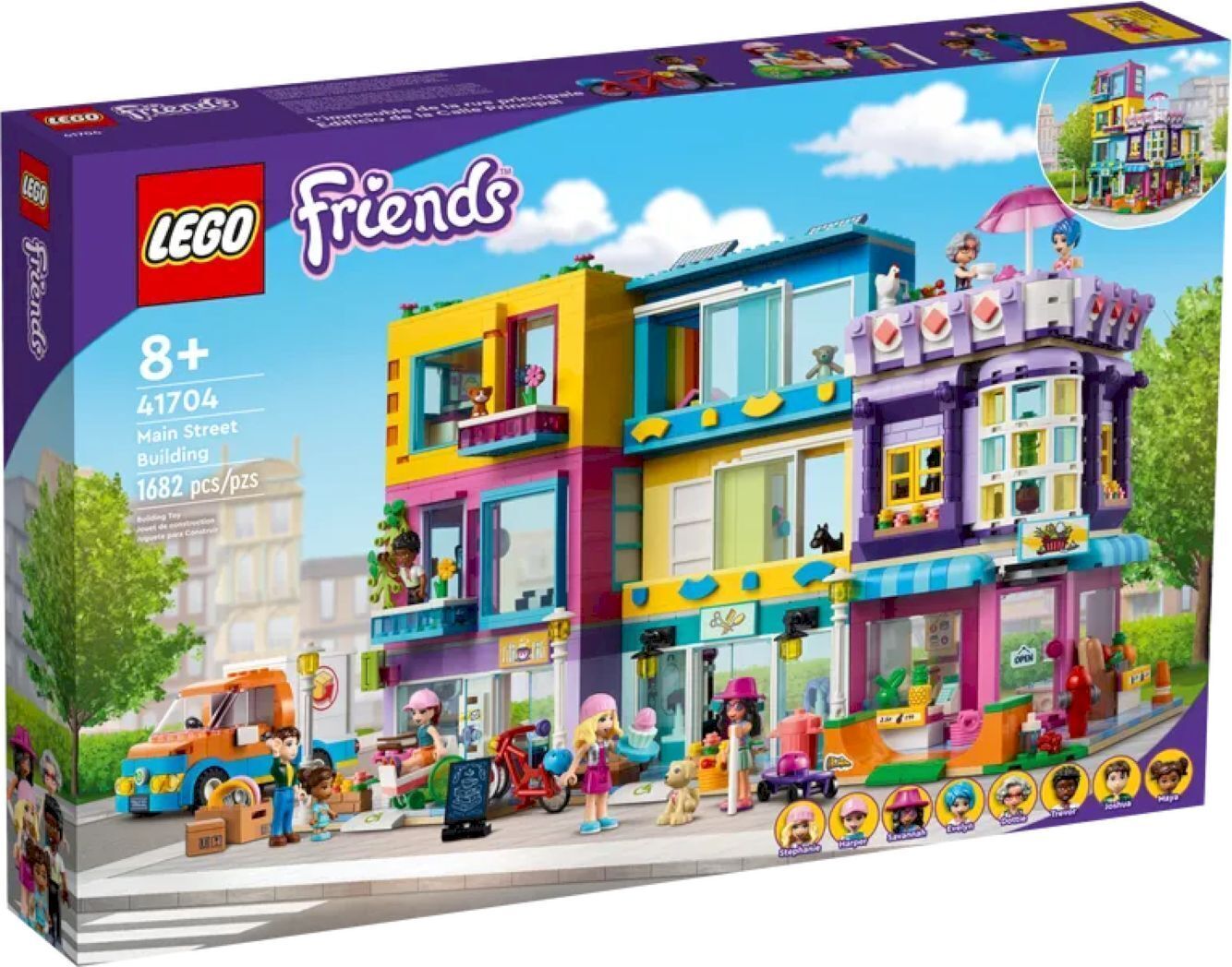 Конструктор LEGO Friends Большой дом на главной улице 41704 - купить с  доставкой по выгодным ценам в интернет-магазине OZON (468894130)