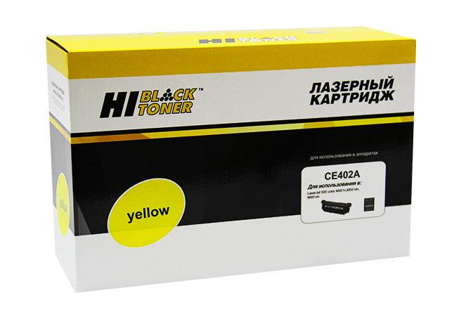 КартриджлазерныйHi-Black(HB-CE402A)дляHPLJEnterprise500colorM551n/M575dn,жёлтый(6000страниц)