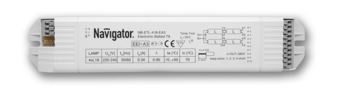 Как проверить эпра без подключения Балласт электронный NB-ETL-418-EA3 - купить с доставкой по выгодным ценам в инте