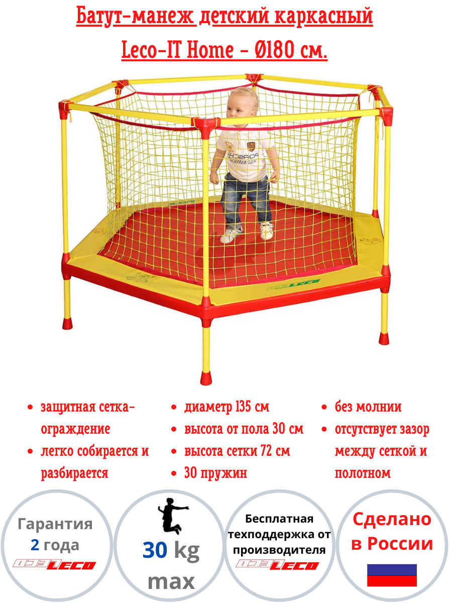 Схема сборки батут каркасный