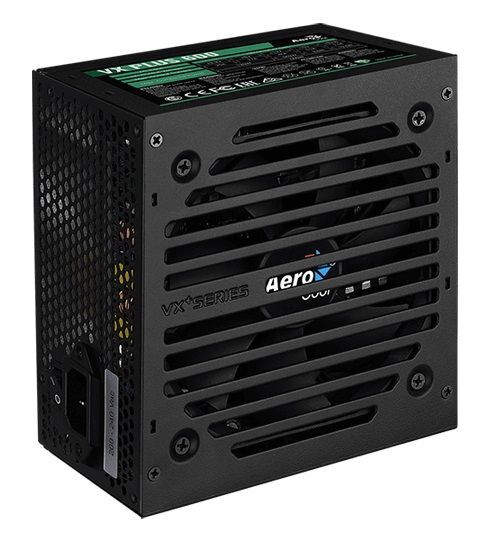 Блок питания Aerocool VX PLUS 600W, 600Вт, 120мм, черный, retail (vx-600 plus)