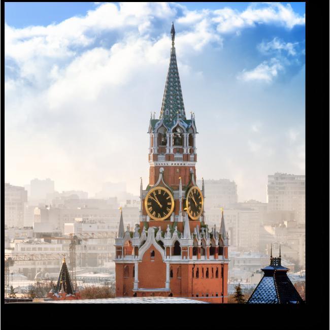 Картина спасская башня