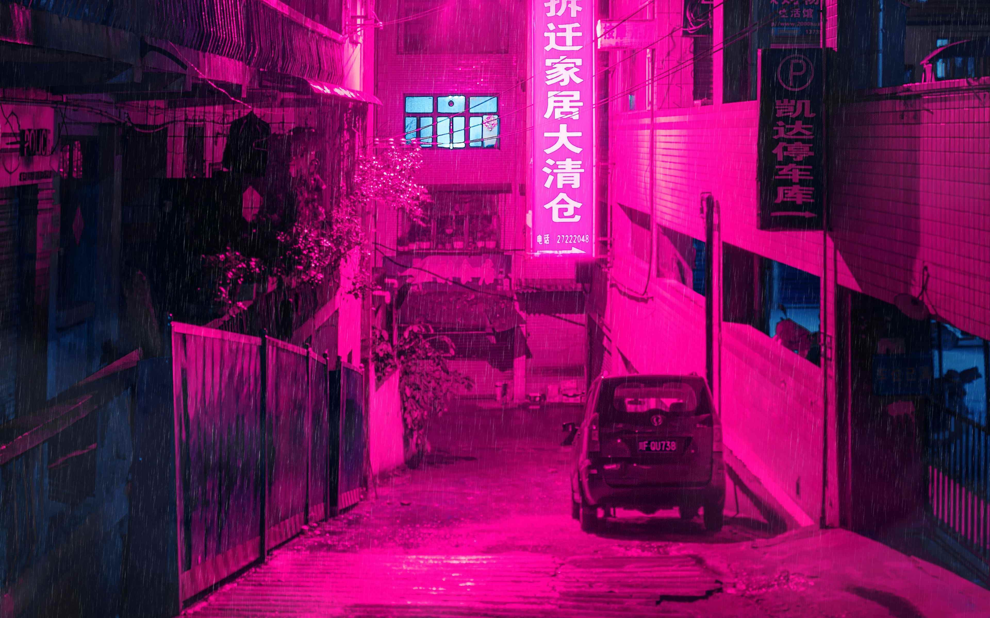 Cyberpunk neon light фото 116