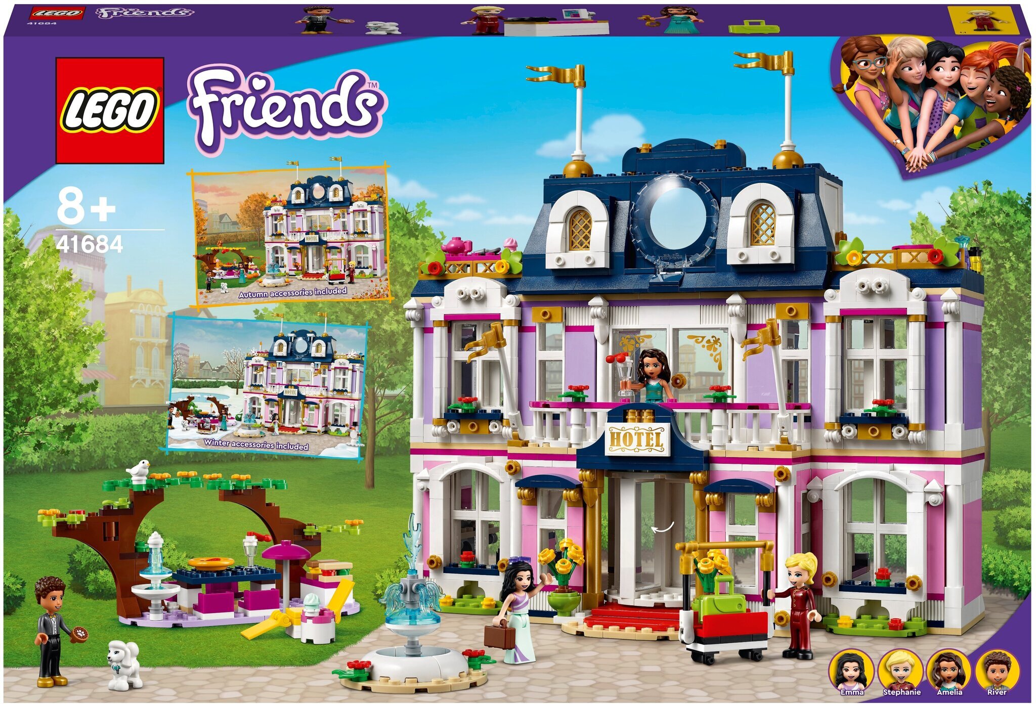 Конструктор Lego Friends Гранд Отель Хартлейк купить на OZON по низкой цене