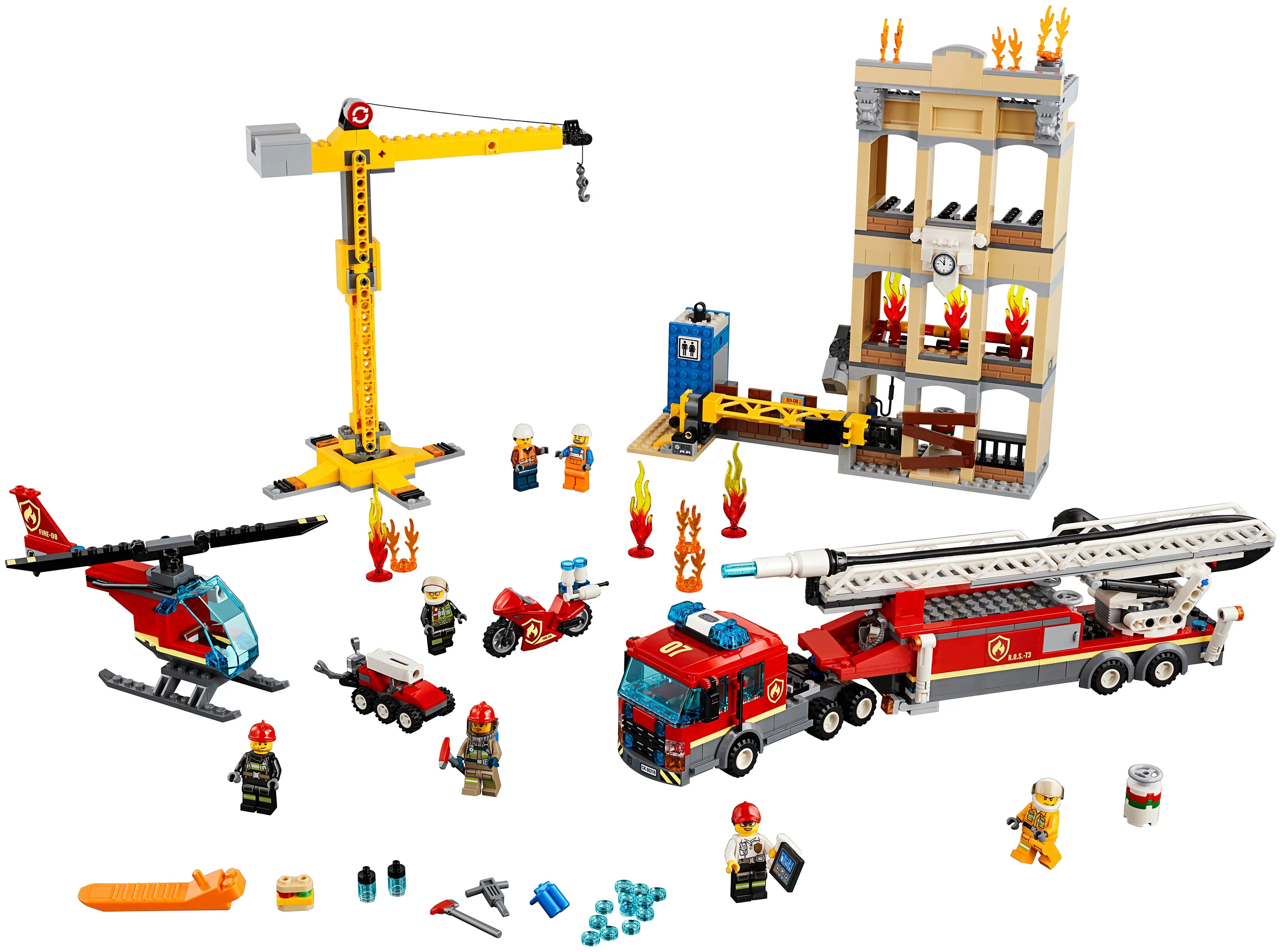 LEGO City 60216. Конструктор LEGO City 60216 Центральная пожарная станция. Лего City 60216. Лего Сити 60216.