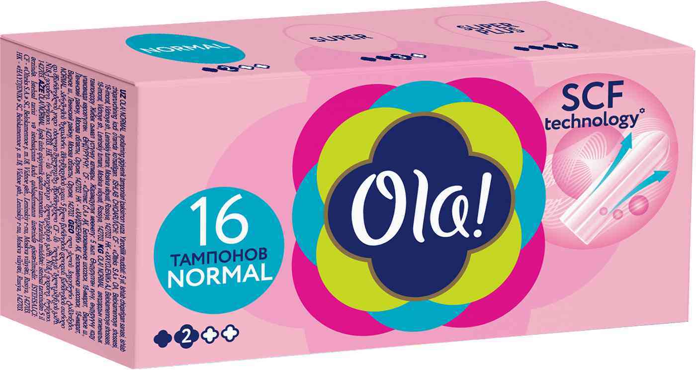 Тампоны Ola! Normal, 16 шт, 1 уп