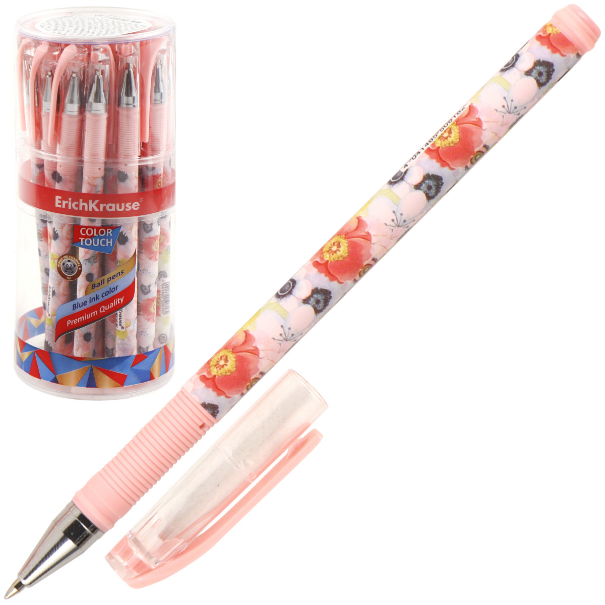 Ручка эрих крауз. Ручка шар Erich Krause Color Touch Flower Coctail 0.7мм синяя /50818/5599608/. Ручка шариковая синяя Erich Krause "COLORTOUCH. Ladybug" 0,7мм (0,35), Soft Touch корп. ЕК 56050 уп