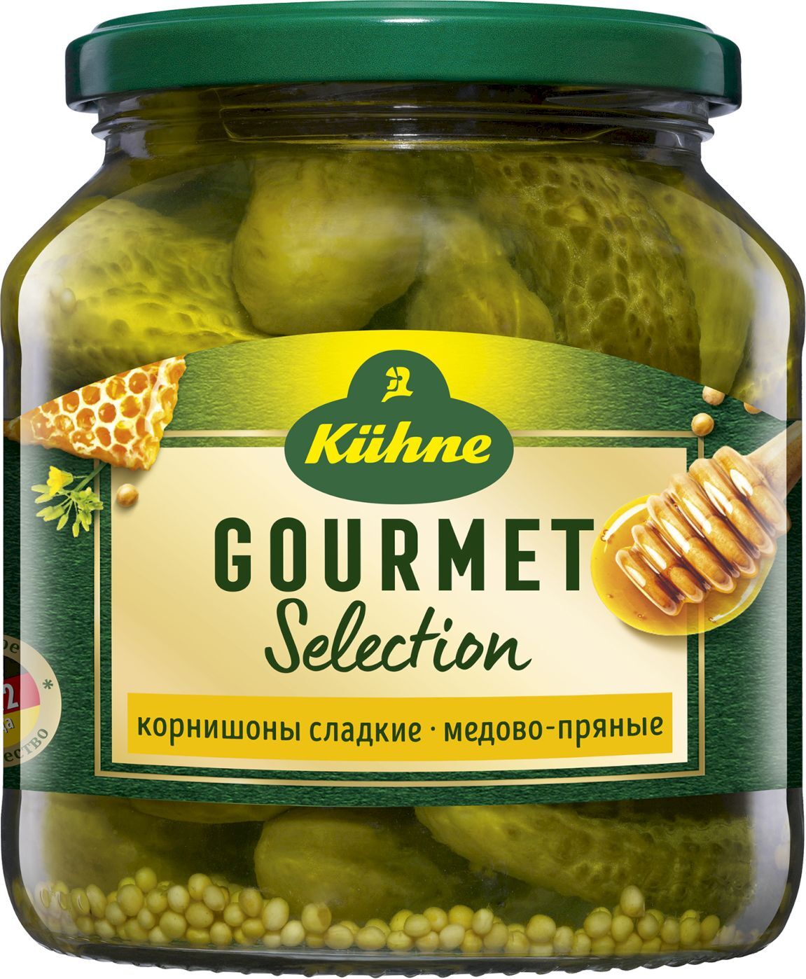 КорнишонымаринованныеKuhneSweetGherkinsGSсладкие,530г