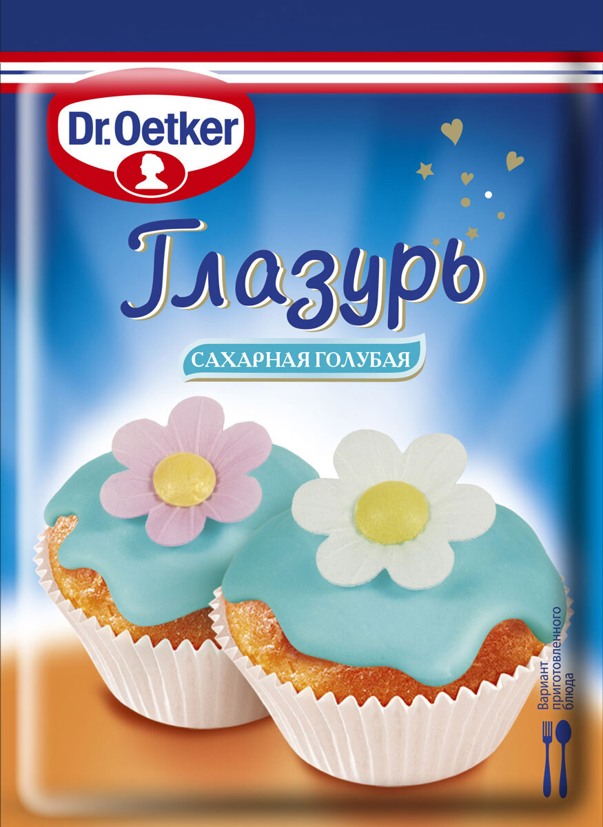 Dr. Oetker глазурь сахарная 100 г