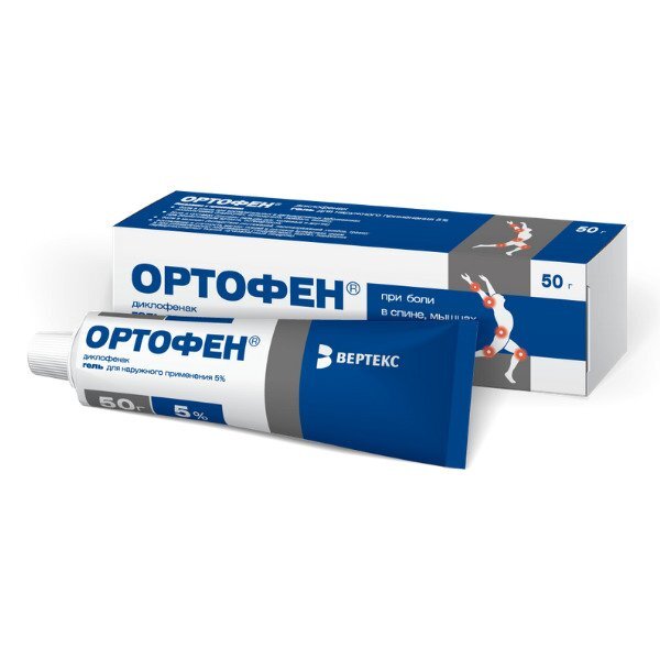 Ортофен гель для наруж. прим. 5% 50г