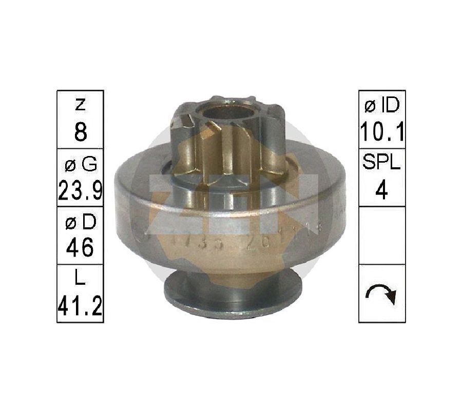 Стартер 8 зубьев. Zn0809 бендикс стартера Zen era. Бендикс стартера Рено Логан 1.4. Бендикс стартера Дастер 1.6 артикул. Zen zn1735 бендикс стартера.