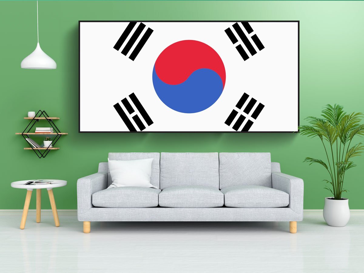 как выглядит флаг кореи