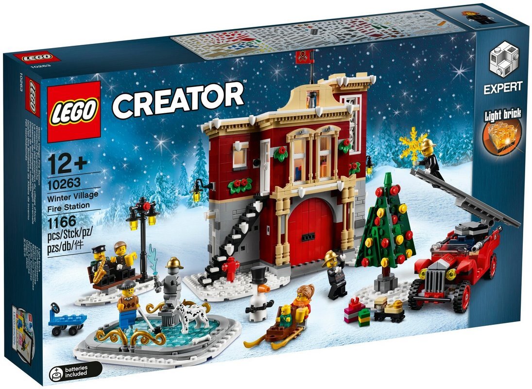 Конструктор LEGO Creator 10263 Пожарная часть в зимней деревне - купить с  доставкой по выгодным ценам в интернет-магазине OZON (611016924)