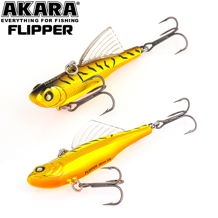 Воблер akara раттлин flipper 70 мм 12 гр. (3/7 oz 2,8 in) A10,(набор из 1 шт)