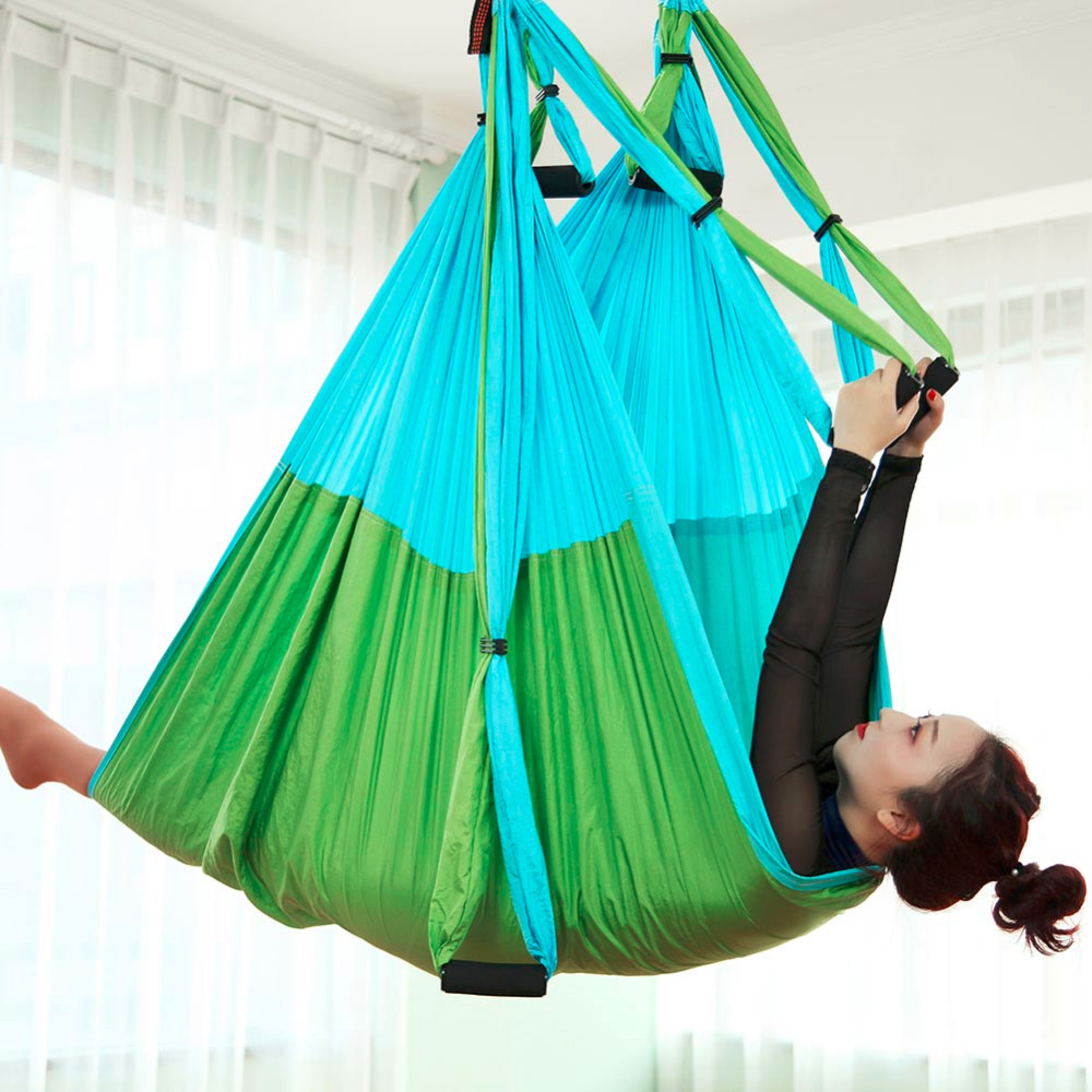 Аэройога в гамаках. Гамак Aerial Hammock. Anti-Gravity гамак. Гамак для аэройоги 1,5м. Гамак для йоги: YJ-KMA-2.