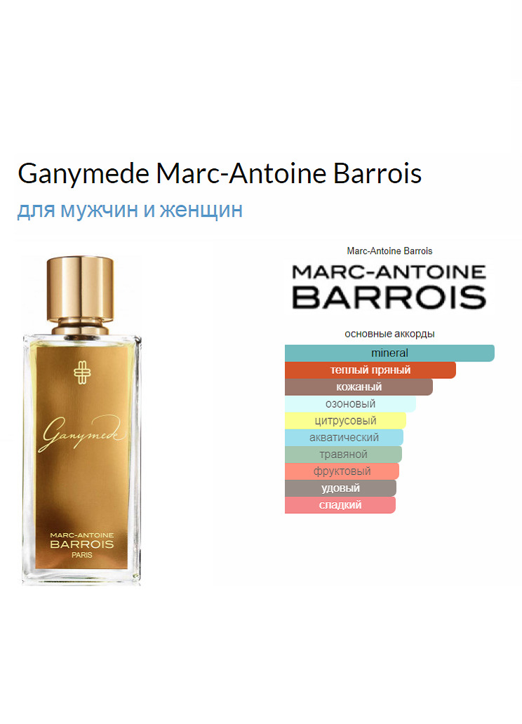 Ганимед парфюм купить в москве