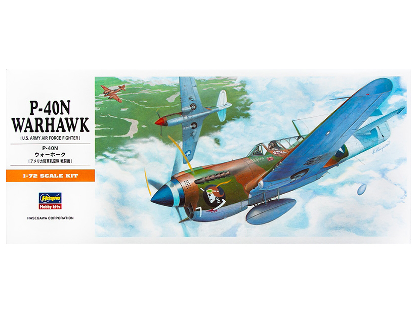 Hasegawa H-A9 Истребитель P-40N Warnawk (1:72) Модель для сборки