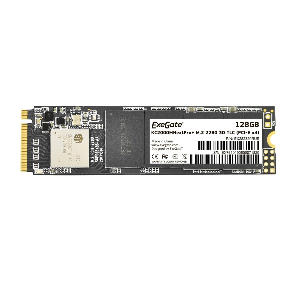 ExeGate128ГБВнутреннийSSD-дискEX282320RU(EX282320RUS)