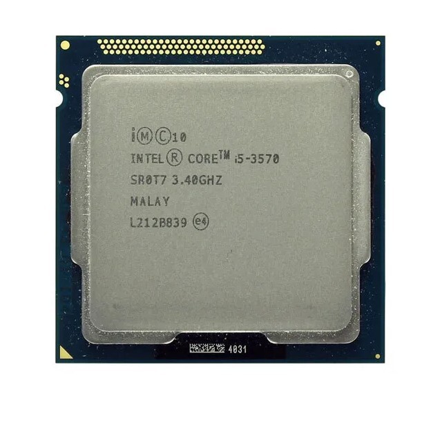 Процессор Intel Core i5-3570 сокет 1155, 3,4 ГГц, 77 Вт, 4 ядра, HD Graphics 2500, OEM