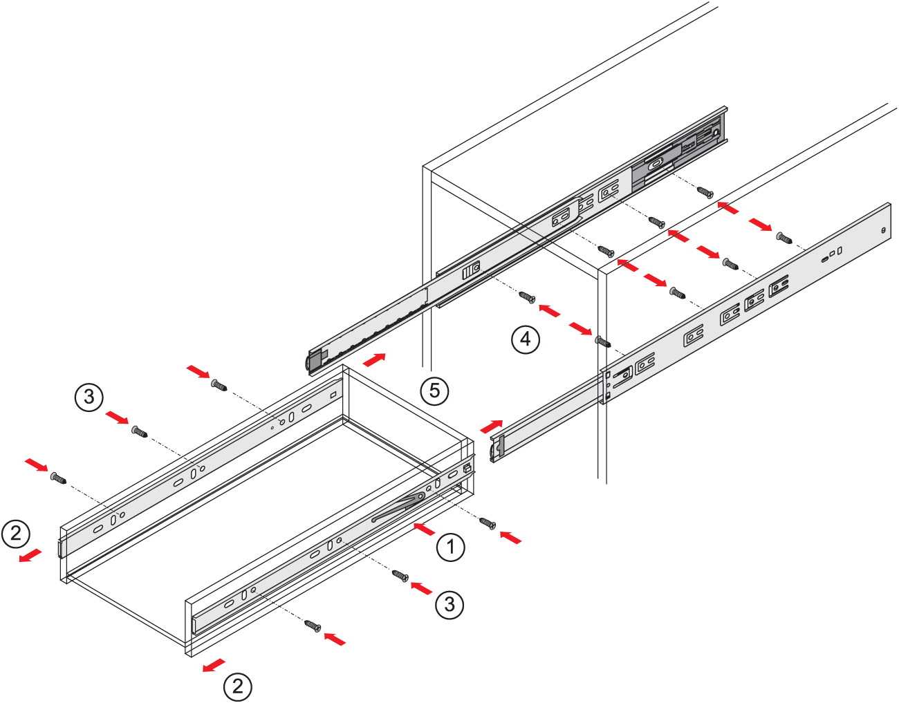 Направляющие db4501zn/300(15)