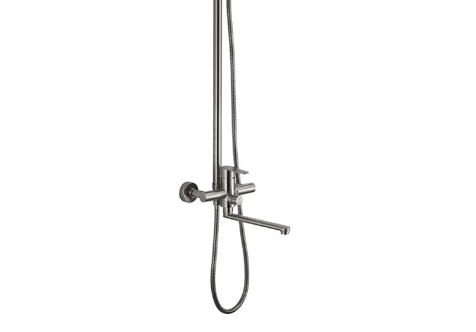 Pl2401 душевая система, серый maxonor. 27147000 raindance showerpipe 240 душевая система. Душевая система hansen hn33032-f. Душевая стойка со шлангом dk-590 dikalan. Душевые системы brimix.