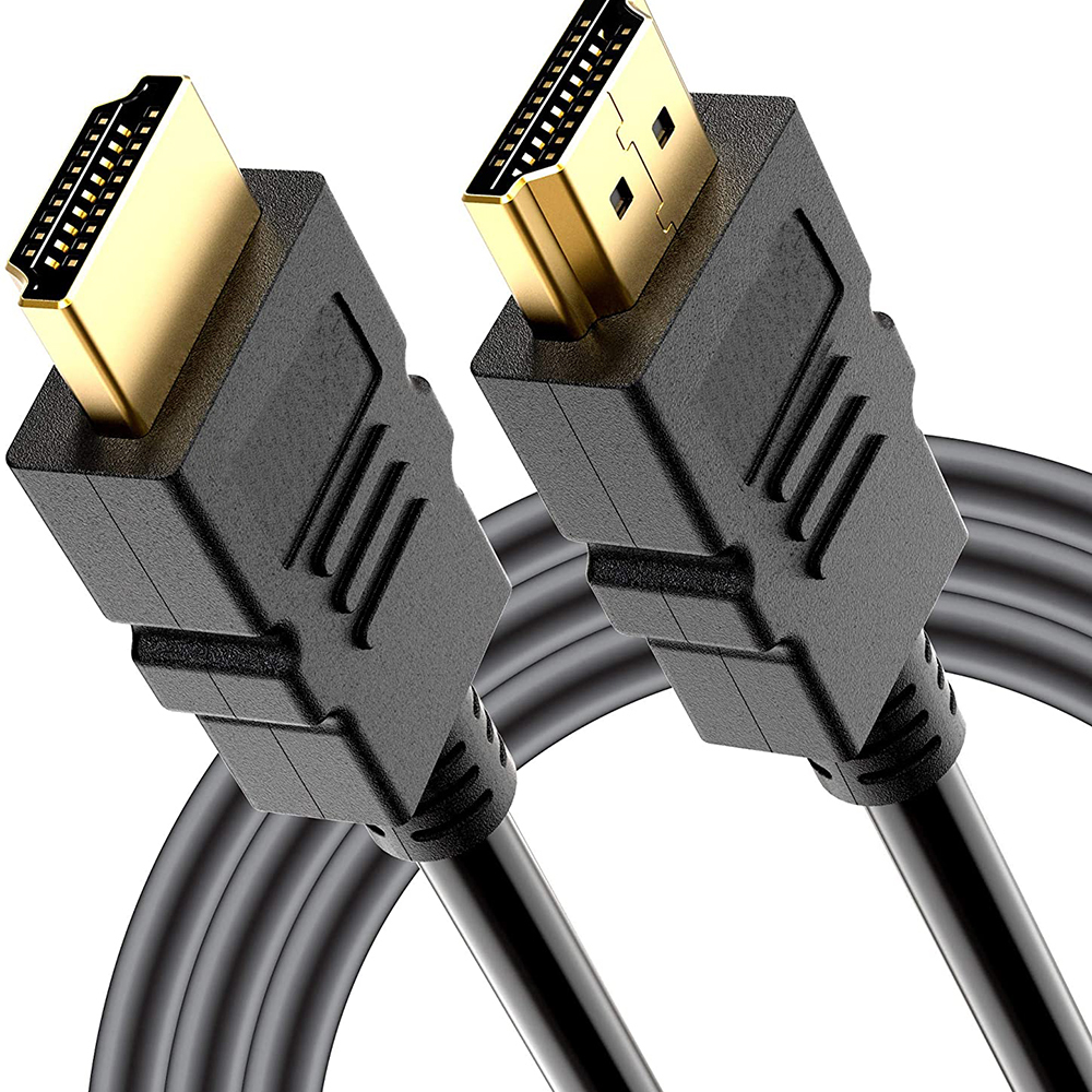 Шнур HDMI-HDMI Gold, 1,5 м (комплект-10шт), Кабель HD