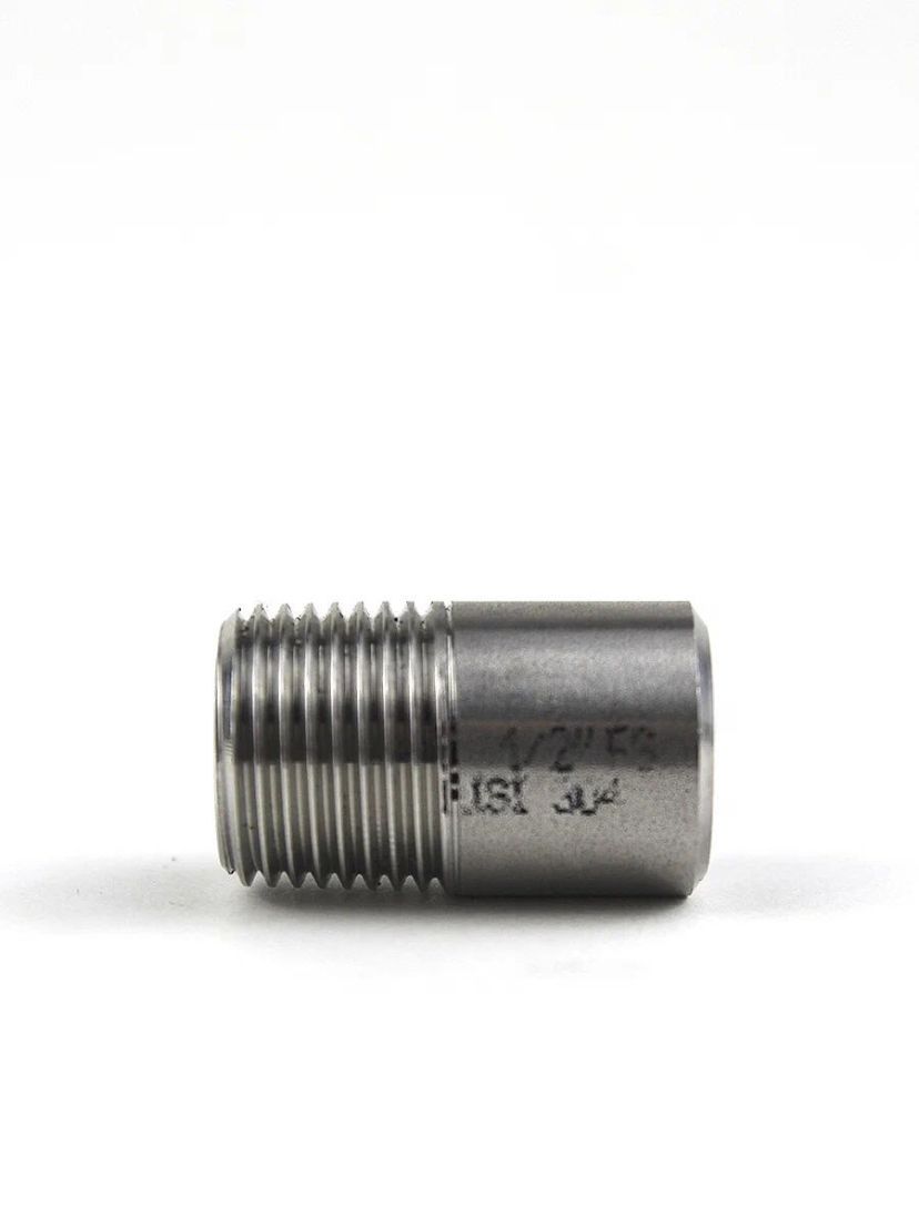 Ниппельприварной1/2"(21,3мм/DN15)нержавеющаястальAISI304