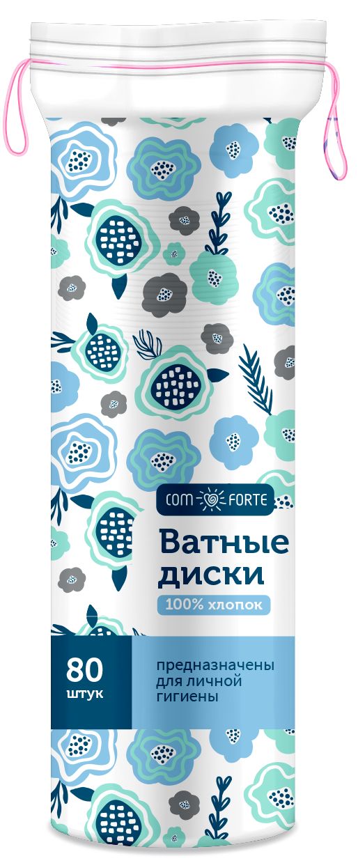 Ватные диски ComForte, 80 шт.