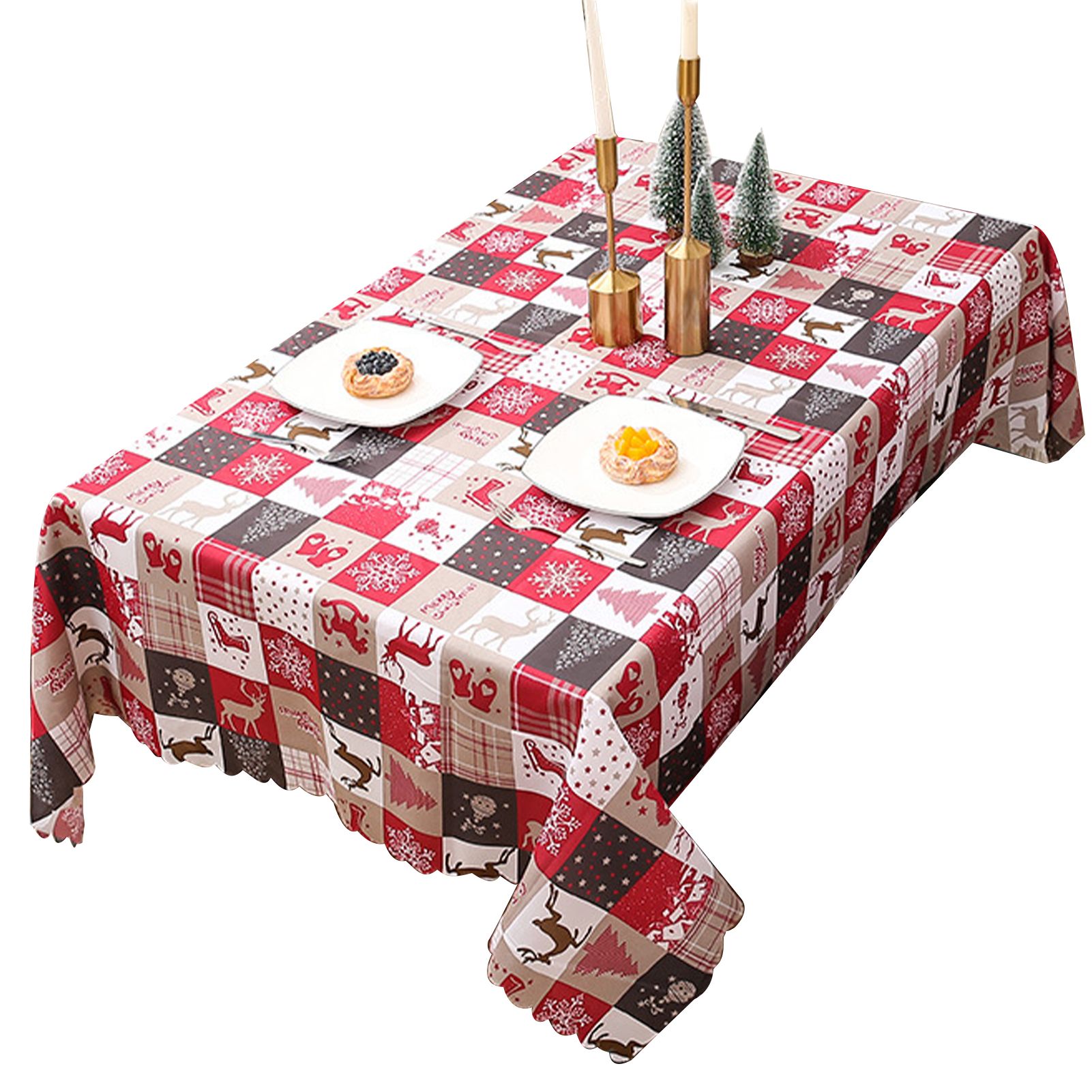 Защитная скатерть. Разноцветная скатерть. Скатерть твердая. Tablecloth.