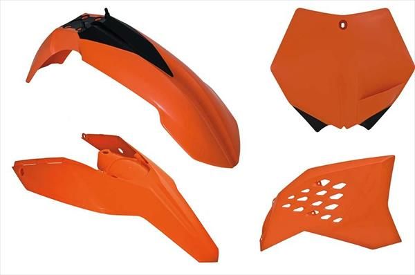 Комплект пластика RTech R-KITKTM-AR0-505 KTM SX-SXF 125-505, EXC-EXCF 125-530 оранжевый