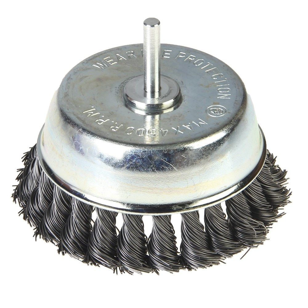 щетка для дрели 12мм bs концевая. 3 мм, щетка чашечная для дрели 35255-075_z01. щетка металлическая со шпилькой для дрели 65 мм чашка 656026. щетка-крацовка дисковая 50 мм. щетка крацовка чашечная для дрели (нейлон) 75мм strong стм-52600075.