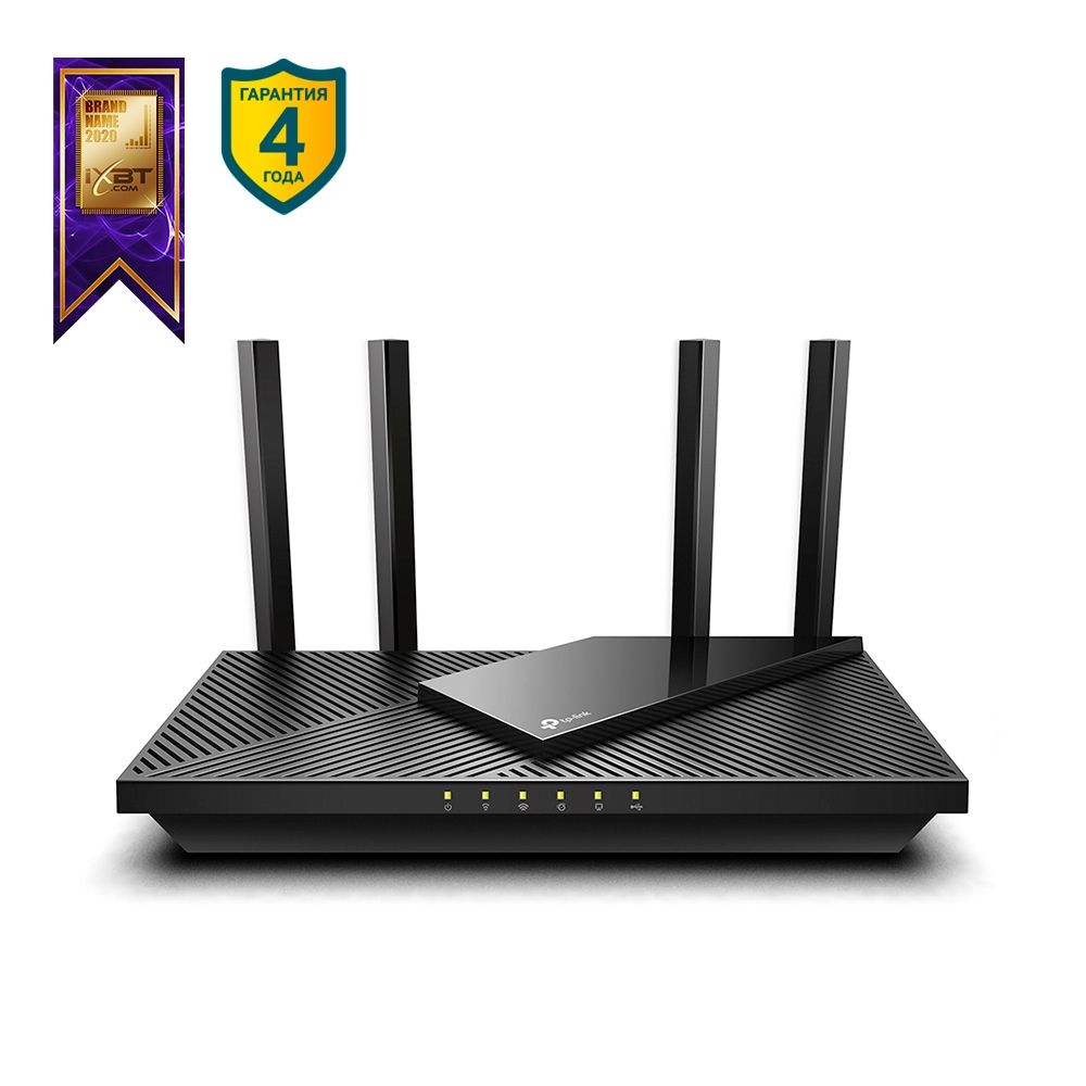 Роутер TP-Link Archer AX55, черный, 2.4 ГГц, 5 ГГц купить по низкой цене с  доставкой в интернет-магазине OZON (694174278)