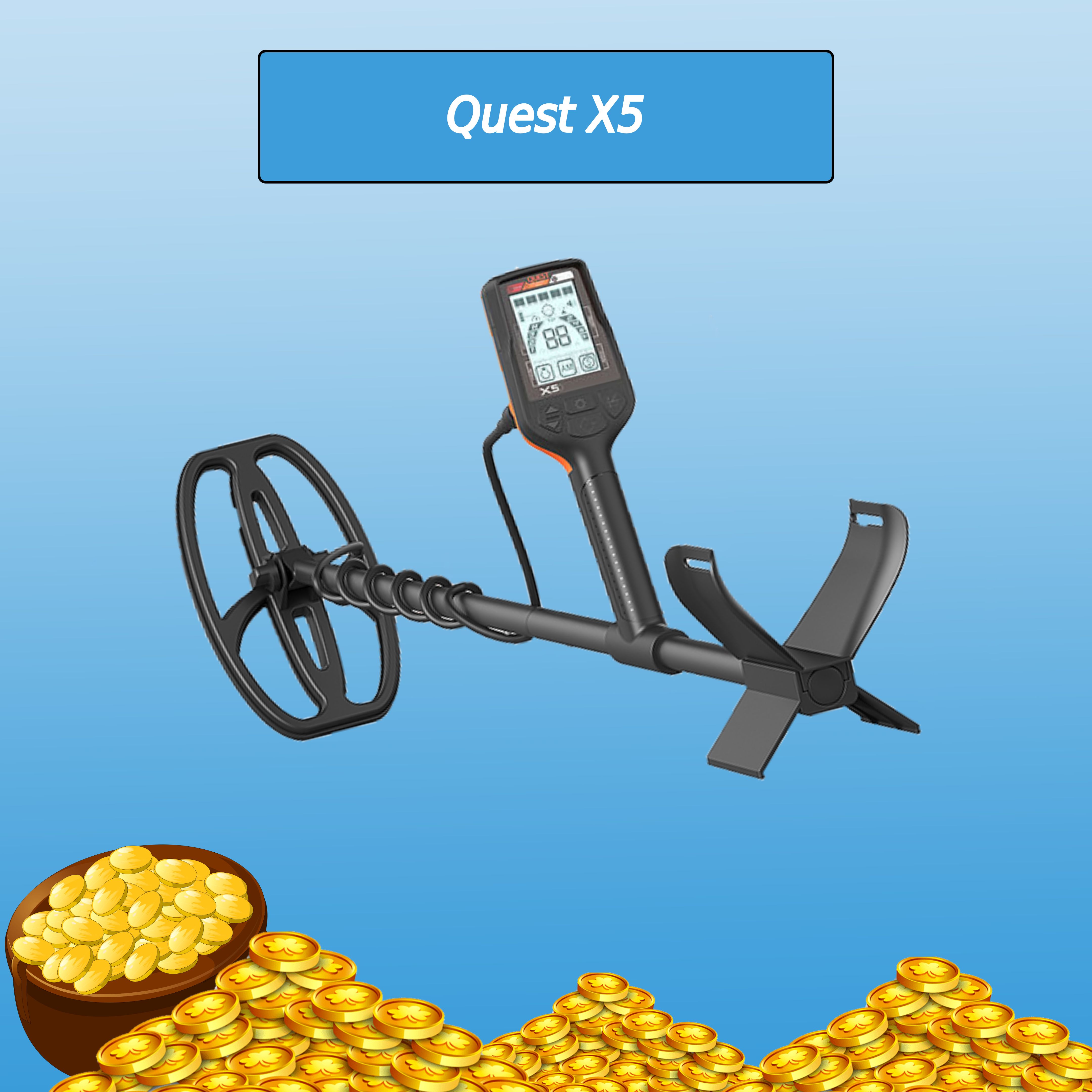 Металлоискатель quest x5