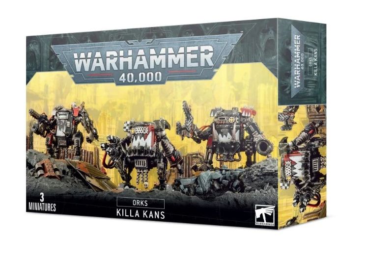 Набор миниатюр для настольной игры Warhammer 40000 - Ork Killa Kans