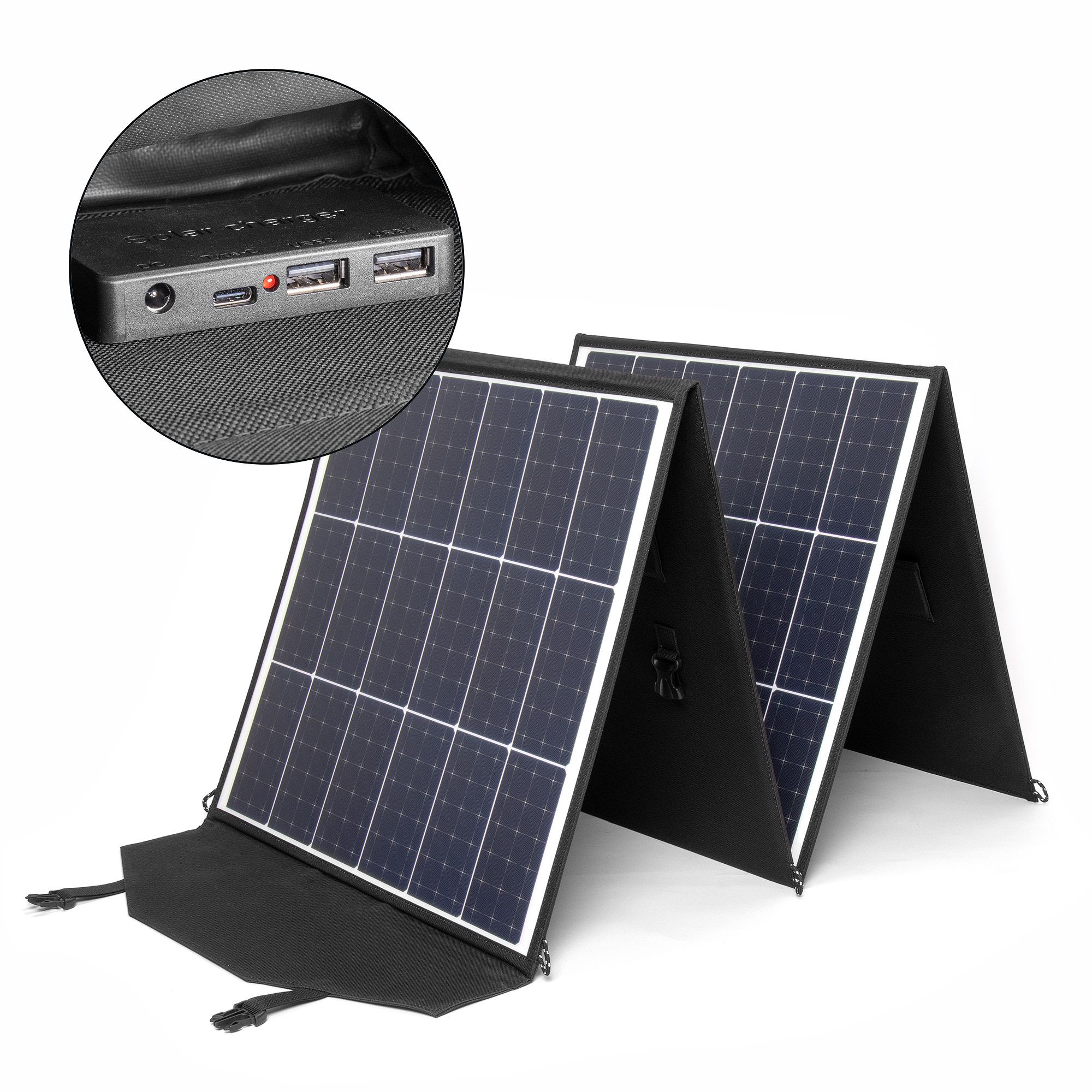 Солнечная батарея TOP-SOLAR-200 200W 18V DC, Type-C PD 60W, 2 USB,  влагозащищенная, складная на 4 секции - купить с доставкой по выгодным  ценам в интернет-магазине OZON (831604593)