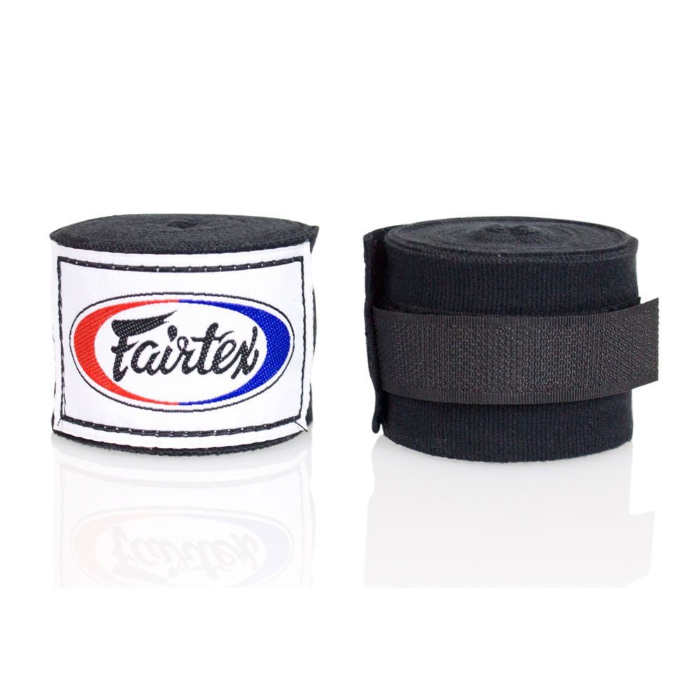 Бинты боксерские HW2 Fairtex черный 4.5 м