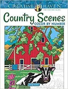 Creative Haven Country Scenes Color by Number