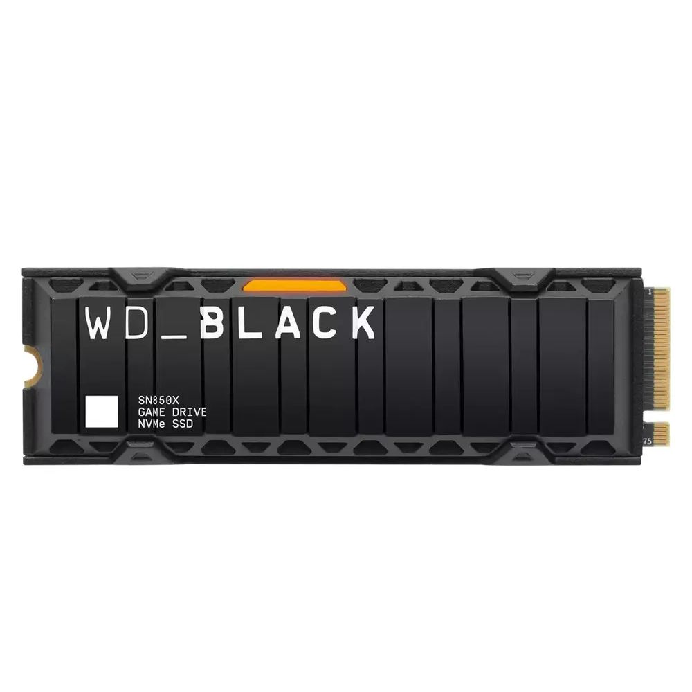 WesternDigital1ТБВнутреннийSSD-дискWDBlackSN850Xсрадиатором-подходиткPlaystation5(PS5)(WDS100T2XHE)