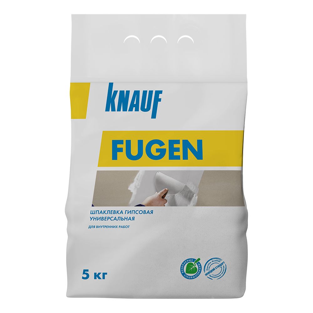 Шпаклевка гипсовая Fugen Knauf, Серый 5 кг