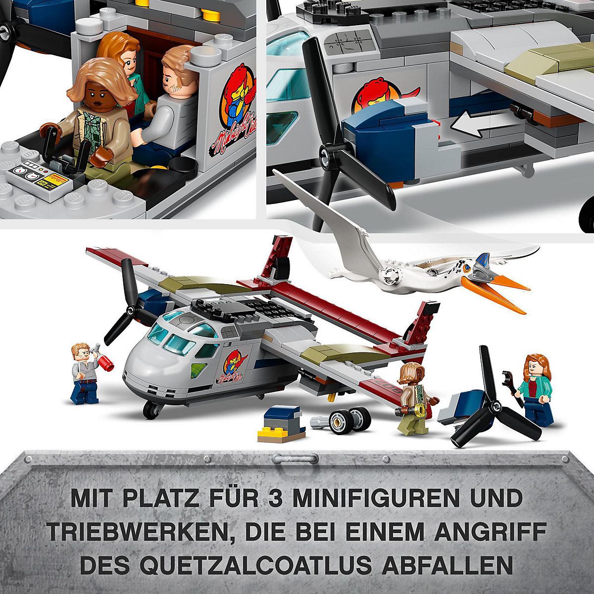 Lego jurassic world plane sale