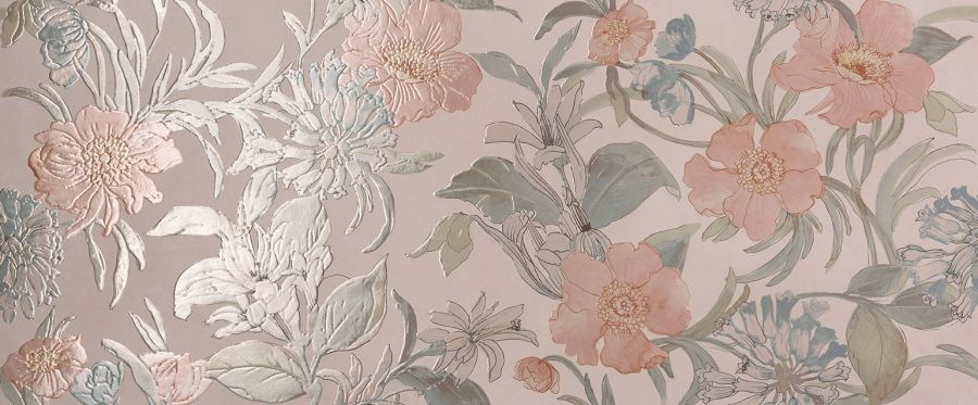 Плитка керамическая Fap Milano Mood Flower Cipria 50x120 fQDD бетон матовая изностойкая