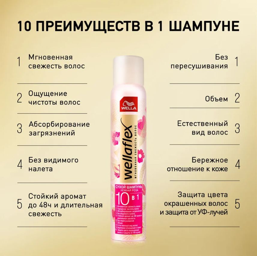 Как пользоваться сухим шампунем для волос wella