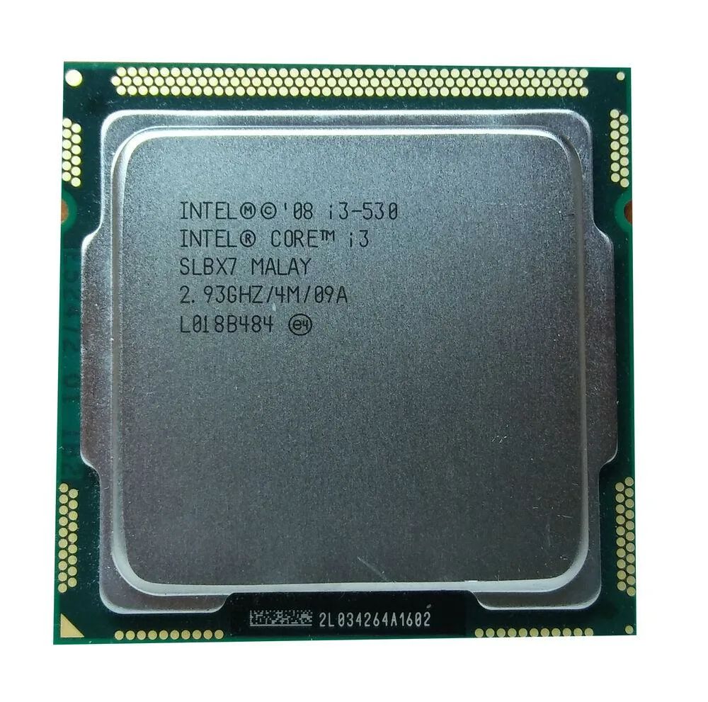 Процессор со встроенной графикой Socket LGA 1156 Intel Core i3 530 ( 2 ядра / 4 потока / 2933 МГц / 2,93 ГГц / кэш 4 Мб )