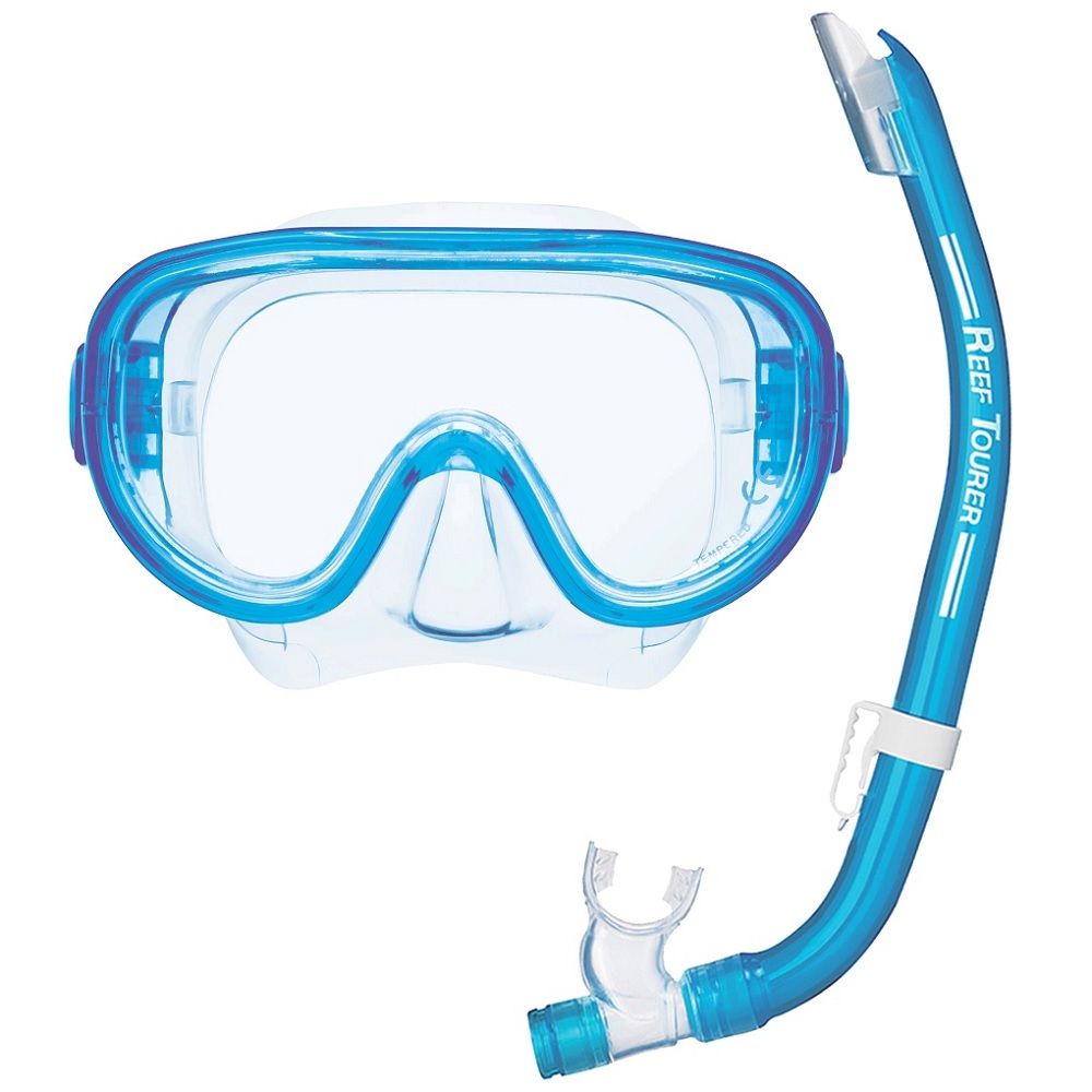 Маска плавательная. Reef Tourer маска+трубка. Маска для снорклинга Reef. Маска и трубка набор для подводного плавания Reef Tourer. E33112-4 набор для плавания детский маска+трубка (ПВХ) (черный).