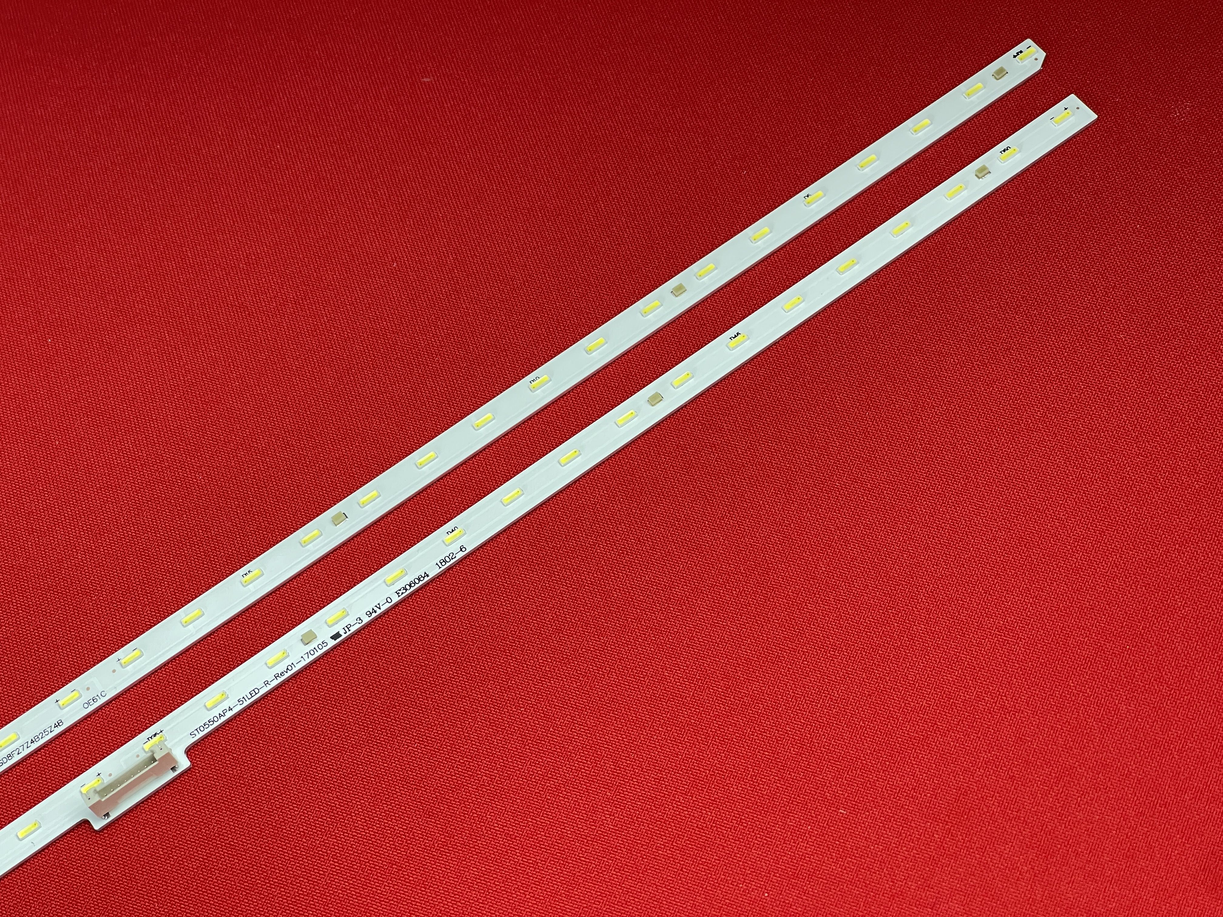 LED подсветка STO550AP5 51LED для TV Sony серии KD 55XE7077 KD55-XE7096, 55XE8096, 55XE5896, 55X720E, 55XE7093