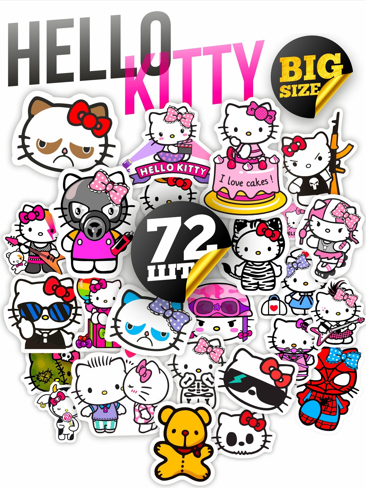 Стикеры телеграмм hello kitty фото 12